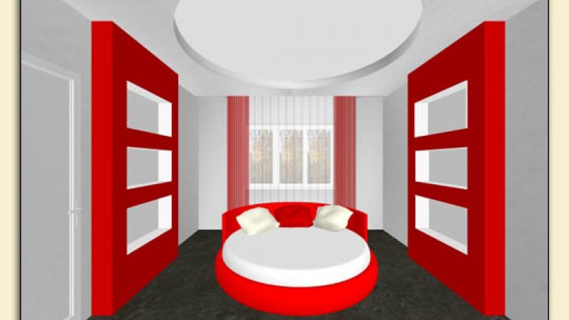 Спальня Гротеск (красный)