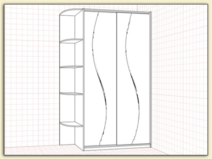 Проекты про100 шкаф купе