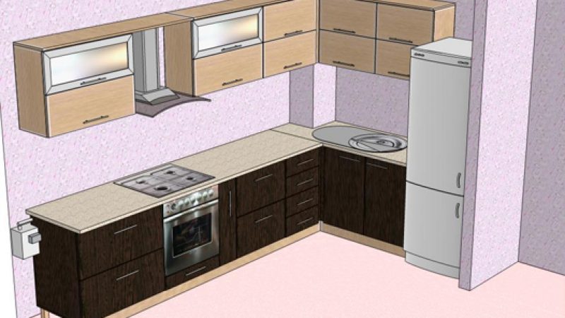 Кухня для двухкомнатной квартиры